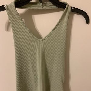 green halter tank